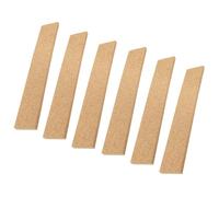 FIXOSHEE 6 Pezzi Strisce di Sughero Autoadesive 30x5x0,6 Cm per Bacheca, Barre Adesive per Lavagna Memo, Accessori per Ufficio e Decorazioni Parete