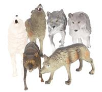 FIXOSHEE 7 pezzi Modelli Animali Selvatici Invernali per Giocattoli Educativi per Attività Outdoor Figure Realistiche per Ragazzi e Ragazze Giochi Didattici Animali Vivaci