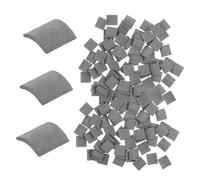 FIXOSHEE 70 pezzi Micro Paesaggio Decorativo Mini Coppi per Tetto Modelli Realistici per Diorama Accessori per Scenari Architettonici e Giardini in Miniatura per Tavoli da Sabbia e