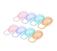 FIXOSHEE 8 pezzi Contenitori Porta Ciuccio Portatili Scatole per Conservazione Ciucci Resistenti e Leggere per Regalo Pratico per Genitori Alle Prime Esperienze