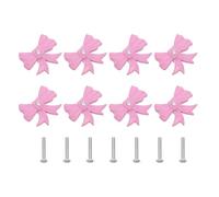 FIXOSHEE 8 Pezzi Pomelli Per Mobili Con Fiocco Maniglie In Metallo Pomelli Per Porte Di Armadietti Maniglie Per Armadietti Con Fiocco Accessori Per La Stanza