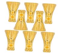 FIXOSHEE 8 Pezzi Supporti Angolari Vintage in per Mobili Gambe Antiscivolo per Scatole Gioielli e Cofanetti in Decorazione Resistenti per da Te