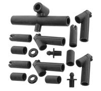 FIXOSHEE 9 Kit Connettori in Plastica per Telaio Aquilone Ricambi per Montaggio e Riparazione Accessori Angolari e Diritti per Costruzione e Allaperto in Spiaggia e