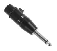 FIXOSHEE Adattatore Audio Mono da 635 MM Maschio a Xlr Femmina Connettore Jack per Cuffie e Microfono Lega di Zinco Nichelata Resistente Plug And Play Compatibile Apparecchiature
