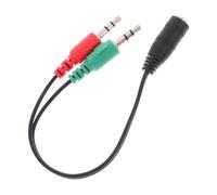 FIXOSHEE Adattatore Splitter Audio in Jack per Cuffie e Microfono Cavo Leggero e Portatile per Smartphone Condivisione Audio e