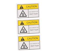 FIXOSHEE Adesivi di Sicurezza per Macchine 3 Pezzi 150X100 MM Segnale Non Toccare per Scuole e Ambienti Lavorativi