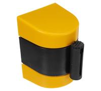 FIXOSHEE Barriera a Nastro Retrattile da Parete 5 M Giallo Nero Cintura di Sicurezza Retrattile per Controllo della Folla Barriera per Organizzazione Code e Sicurezza Esterni Resistente