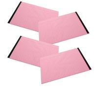 FIXOSHEE Blocco Note Strappabile A4 Rosa 4 Pezzi Fogli a Righe e Colonne Orizzontali Quaderno Memo per Lavoro Studio e Ufficio Carta Antisbavatura per Scrittura Organizzata