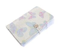 FIXOSHEE Borsa Portautensili per Lavorare a Maglia con 12 Scomparti Staccabili, Custodia per Ferri Circolari e Dritti Resistente, Organizer Compatto per Accessori da Maglieria, per Viaggi e