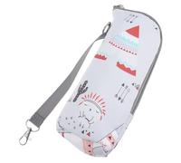 FIXOSHEE Borsa Termica per Bottiglie Isolata Portatile Manico Laterale Mantiene Latte Fresco e Caldo Durante Viaggi e Passeggiate Accessorio Pratico per Passeggino con Chiusura Zip Facile