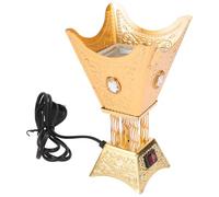 FIXOSHEE Bruciatore di Incenso Aromatico in Metallo Retrò Porta Incensiere Fornello per Incenso Decorativo Portatile per Casa Ufficio e Ambienti Relax