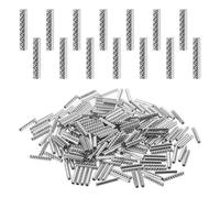 FIXOSHEE Bulloni Fissaggio Chiave Telecomando Auto Pieghevole in Acciaio Inox 16 MM X 8 MM Set 200 Pezzi Ricambio Molla Chiave Flip per Uso Professionale e Personale