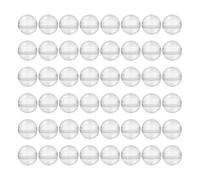 FIXOSHEE Capsule Rotonde Trasparenti Vuote in Plastica da 50Mm, Set da 100 Pezzi per Distributori di Gomme da Masticare, Contenitori Sicuri per e Esposizione di Piccoli Oggetti