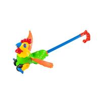 FIXOSHEE Carro per Staccabile Spingi e Tira per Sviluppo Motorio Plastica Sicura e Design per Apprendimento e Coordinazione Mano Occhio Colore Casuale Colore Casuale