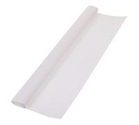 FIXOSHEE Carta Crespa Elastica Italiana Bianca 50x250 Cm per Fiori e Decorazioni Floreali, Materiale Artigianale Fai da Te per Matrimoni, Feste e Decorazioni da Interno