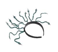 FIXOSHEE Cerchietto Serpente Halloween Scuro Accessorio Cosplay Medusa per Feste Costume Carnevale e Party Fascia Resistente e Dettagli Curati