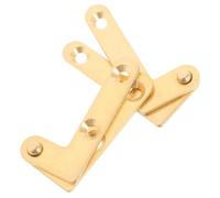 FIXOSHEE Cerniere per Porte Pivotanti Nascoste in Rame Albero su e Giù Set 4 Pezzi Adatte per Porte in Legno Vetro e Metallo Installazione Silenziosa e senza Rumore per Mobili e