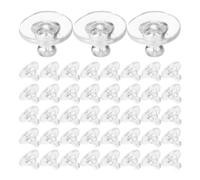 FIXOSHEE Chiusure Trasparenti per Orecchini a Perno in Silicone Morbido, Kit da 500 Pezzi per Creazione Fai da Te, Accessori Antiallergici per Orecchie Sensibili e Orecchini a Bottone