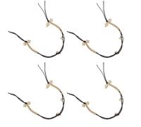 FIXOSHEE Contatore di Preghiere da Dito in Ottone Resistente Set da 2 Pezzi per Meditazione Buddha Dispositivo Portatile per Conta Perline e Canti Buddisti per Eventi e Pratiche