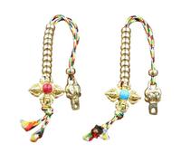 FIXOSHEE Contatore Perle Buddiste Portatile in Ottone, Set 2 Pezzi per Meditazione e Preghiera, Strumento Creativo per Conteggio dei Canti e Perline Buddha, Accessorio Pratico per Pratiche