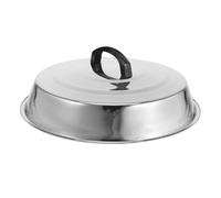 FIXOSHEE Coperchio per Bistecche Barbecue in Acciaio Inox, Coprivivande | Coperchio Lotus Grill Xl, Copertura Alta, Protezione Alimenti, Colore Argento