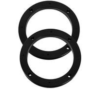 FIXOSHEE Coppia di Anelli Adattatori per Altoparlanti Auto da 5 Pollici, Distanziatori in Plastica Durevole per Impianti Audio Veicolari, Riduzione Rumori