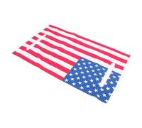 FIXOSHEE Copri Sedile Carrello Golf Doppio in Tessuto Lavabile Resistente con Design Bandiera per Carrelli Golf e Turismo Protezione Usura e Comfort per Due Passeggeri