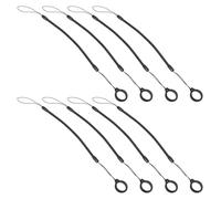 FIXOSHEE Cordino a Spirale Anti-Smarrimento per Penna Stilo 8 Pezzi Guinzaglio Elastico per Penna per Tablet e Notebook Cordino Anti-Perdita Clip per Scrittura e Firma in Mobilità