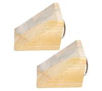 FIXOSHEE Cunei per Ruote Auto e Camper 2 Pezzi Fermaruota Portatile per Veicoli Medi e Grandi Accessori per Roulotte e Parcheggio Sicuro Presa Stabile e Materiali Resistenti