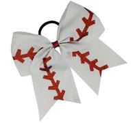 FIXOSHEE Elastico per Chioma Fiocco da Cheerleader per Softball, Accessorio Colorato Sportivo per Donna, Adatto a Tutti i Tipi di Chioma e Attività Sportive