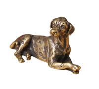 FIXOSHEE Fermacarte Creativo in Rame a Forma di Cane Maculato Decorazione da Scrivania per Calligrafia e Studio Regalo Culturale per e Amici Stranieri