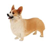 FIXOSHEE Figura Corgi di Cane in Simulazione Statica, Ornamento Decorativo Realistico per Casa, Ufficio e Auto, Figura Piccola Dettagliata, Giocattolo da Collezione Adatto a Ragazzo