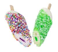 FIXOSHEE Gelato Finto Simulato e Dessert Artificiale per Esposizione Negozi e Decorazione Casa, Riproduzione Ghiacciolo in Materiale Espanso Resistente, Set da 2 Pezzi senza Magnete,