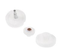 FIXOSHEE Ingranaggi di Ricambio per Tritacarne in Plastica 3 Pezzi - Accessori per Riparazione Tritacarne Manuale Smontaggio Rapido e Riduzione Rumore - Parti per Lavorazione Carne