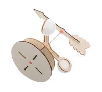 FIXOSHEE Kit Scientifico Vento in Legno DIY per Assemblabile Facile per Esperimenti Sul Progetto Educativo per Scoprire la Direzione del