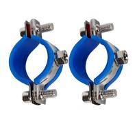 FIXOSHEE Kit Stop Affondamento 2 Pezzi Fascette Metalliche Grandi per Sedia da Ufficio in Materiale Resistente per Rialzo Sedie da Scrivania