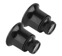 FIXOSHEE Lente D’Ingrandimento Portatile 20X per Gioiellieri e Orologiai Set 2 Pezzi Monoculare Ergonomica per Riparazione Gioielli e Ispezione Dettagliata