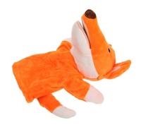 FIXOSHEE Marionetta a Forma di Volpe in Peluche Piccolo, Burattino Educativo, Giocattolo Interattivo per Casa, Scuola e Asilo, Pupazzo da Dito per Sviluppo Creatività e Comunicazione