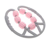 FIXOSHEE Massaggiatore le Gambe e Rullo Massaggiante la Vita a Sette Ruote, Strumento Compatto e Portatile per Massaggio Muscolare, per Rilassamento e Sollievo da Dolori, Uso