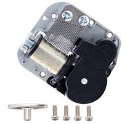 FIXOSHEE Meccanismo di Movimento per Scatola Musicale Carica Manuale Ricambio in ABS Leggero e Resistente Design Professionale per Fai da Te Facile da Installare per Creazione e