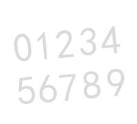 FIXOSHEE Numeri Civici Autoadesivi in Acrilico 10 Pezzi 7x4,6 Cm Effetto 3d Opaco Nero per Porte e Cassette Postali Resistenti a Pioggia e Sole per Casa, Ufficio e Appartamento