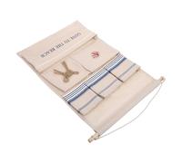 FIXOSHEE Organizer da Parete Tasche di Cotone, Borsa Portaoggetti Sospesa per Camera da Letto e Ufficio, Cestino Porta Biancheria Compatto per Bagno e Cucina, Salvaspazio per Piccoli