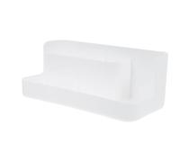 FIXOSHEE Organizer Nail Art Multifunzione Bianco Scatola Compatta per Accessori Manicure Strumenti Unghie Resistente e Portatile per Casa e Salone