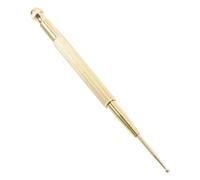 FIXOSHEE Penna Digitopressione Portatile in Ottone Doppia Testa per Terapia Acupoint Strumento Riflessologia Palmare per Relax Muscolare e Sollievo da Dolori Collo Spalle e Schiena