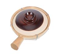 FIXOSHEE Pentola in Terracotta Tradizionale Manico Singolo e Filo per Cucinare Riso Zuppe e Stufati per Famiglie Viaggi e Riunioni Mantiene i Sapori Autentici degli Ingredienti