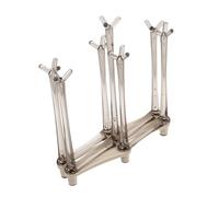 FIXOSHEE per Tazze Estensibile Stendino Scolabiberon per Asciugare e Tazze Borracce e Bottiglie Cucina Design Crema Bianca