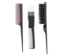 FIXOSHEE Pettini Professionali per Donna e Uomo Pettine Districante Barbiere in Plastica Durevole Include Pettine Divisore per Styling e Cura Completa dei Capelli