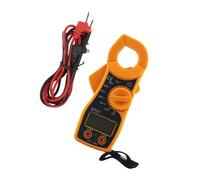 FIXOSHEE Pinza Amperometrica Digitale Mini Compatta con Tester Volt e Alta Sensibilità Buzzer e Indicatore Batteria per Scuole e Famiglie Colore Casuale Colore Casuale