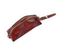 FIXOSHEE Portachiavi in Pelle Vintage per Auto Astuccio Compatto e Leggero in Vera Pelle di Prima Qualità Organizer Retrò per Chiavi Uomo e Donna Custodia Protettiva Elegante e Resistente