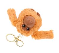FIXOSHEE Portachiavi Peluche Gorilla Piccolo Morbido e Leggero Portachiavi Ornamentale Sicuro Accessorio per Borse Zaini e Chiavi Regalo Estivo per Amici e Famiglia